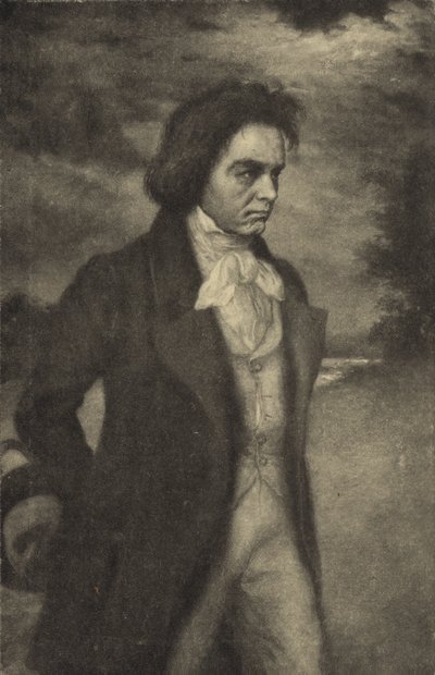 لودفيغ فان بيتهوفن ، ملحن وعازف بيانو ألماني (1770-1827) بواسطة المدرسة الألمانية
