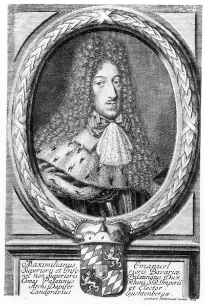 ماكسيميليان الثاني إيمانويل (1662-1726) ، نقشها ليونارد الثاني هيكينور (165060-c.1704) بواسطة المدرسة الألمانية