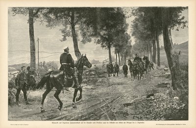 اجتماع بسمارك ونابليون الثالث بعد معركة سيدان ، الحرب الفرنسية البروسية ، 2 سبتمبر 1870 بواسطة German School