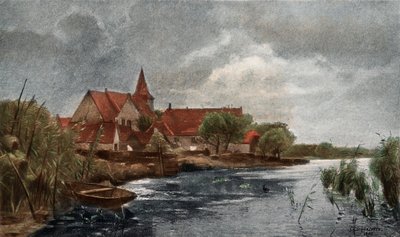 Nieuwkerk (التصوير الفوتوغرافي الملون) بواسطة المدرسة الألمانية