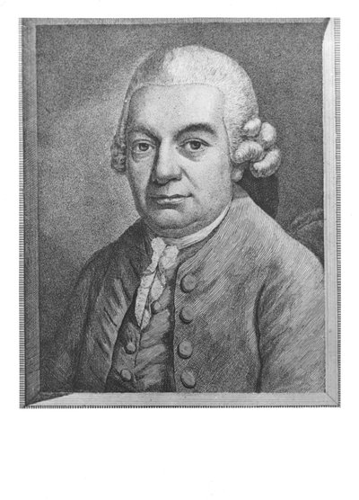 صورة كارل فيليب إيمانويل باخ (1714-1788) بواسطة المدرسة الألمانية