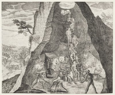 صورة جذابة للمداخن في مناجم بوتوسي ، من حانة هيستوريا أنتيبودوم في جوتفريد. في عام 1655 ، من "رومانسية نهر بلايت" ، المجلد. أنا ، بقلم WH Koebel ، 1914 بواسطة المدرسة الألمانية