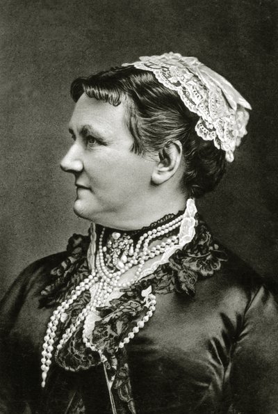 الملكة كارولا من ساكسونيا حوالي عام 1890 (صورة ب / ث) بواسطة المدرسة الألمانية