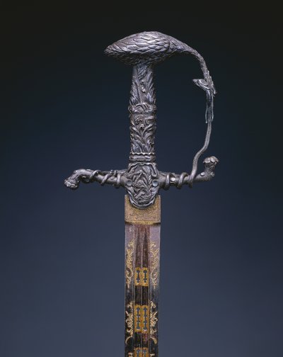 Rapier ، ج .1630-50 بواسطة المدرسة الألمانية