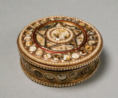 صندوق شم مستدير ، c.1800-30 بواسطة المدرسة الألمانية