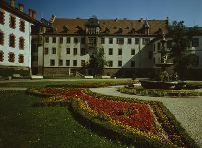 Schloss Elisabethenburg في Meiningen ، تم بناؤه عام 1682 بواسطة المدرسة الألمانية