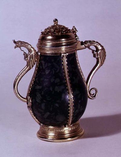 إبريق فضي مذهب ، c.1489 (فضي) بواسطة المدرسة الألمانية