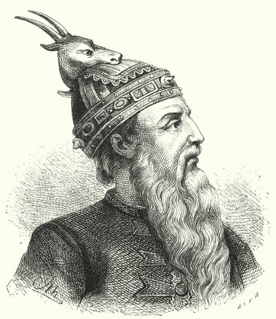 Skanderbeg, Albanian nobleman and military commander (engraving) بواسطة المدرسة الألمانية