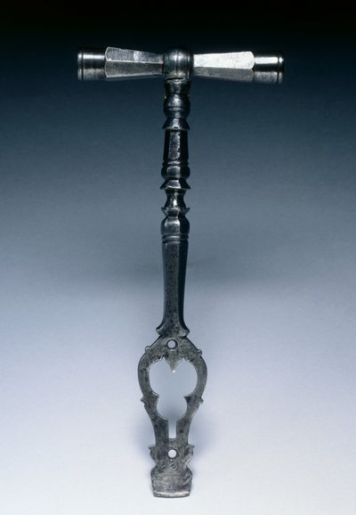 مفتاح البراغي لمسدس قفل العجلة ، c.1600-25 (فولاذي) بواسطة المدرسة الألمانية