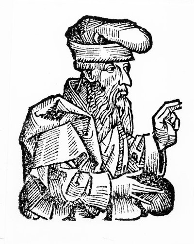 سانت بوجيوس ، من "Liber Chronicarum" بواسطة هارتمان شيدل (1440-1514) 1493 بواسطة المدرسة الألمانية