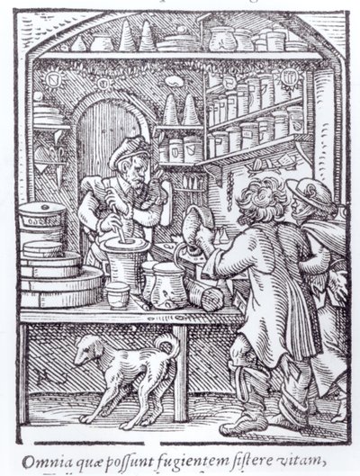The Apothecary ، نشره هارتمان شوبر بواسطة المدرسة الألمانية
