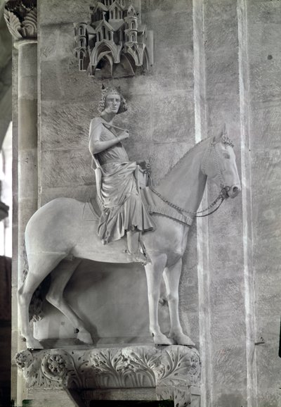 The Bamberg Rider ، 1230-35 بواسطة المدرسة الألمانية