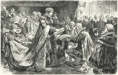النبلاء الهولنديون قبل مارغريت بارما ، حاكم هولندا الإسبانية ، 1559 بواسطة المدرسة الألمانية