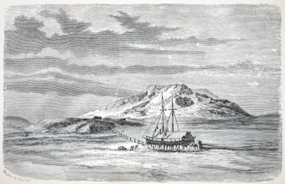 جرمانيا في جزيرة سابين ، حانة. لندن 1874 بواسطة المدرسة الألمانية