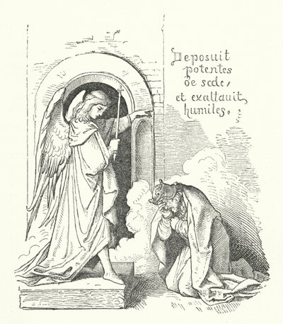 The Haughty King (engraving) بواسطة المدرسة الألمانية