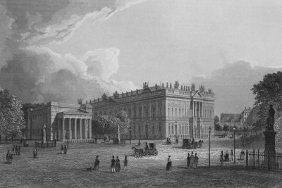 The Royal Guardhouse and the Armory ، برلين (نقش على الصلب) بواسطة المدرسة الألمانية