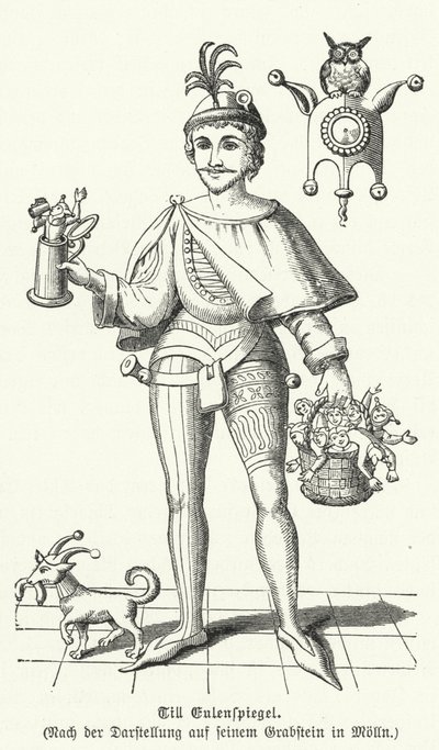 إلى Eulenspiegel (النقش) بواسطة المدرسة الألمانية
