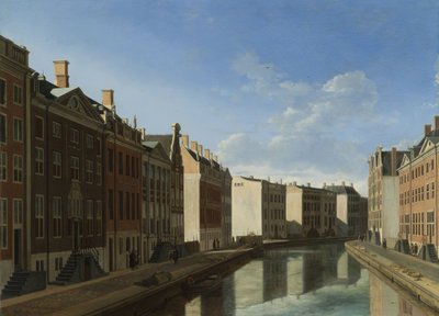 "المنحنى الذهبي" في Herengracht ، أمستردام من الشرق بواسطة جيريت أدريانينز بيركهايد
