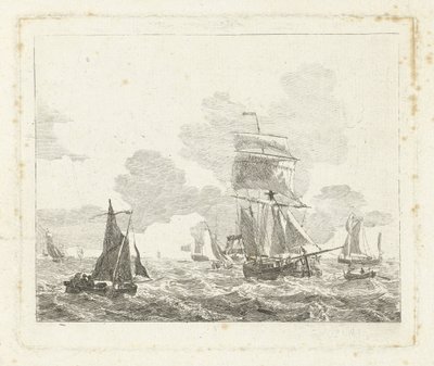 السفن الشراعية في المياه العكرة Seascapes with Ships (عنوان المسلسل) بواسطة جيريت جرونويجن