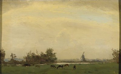 مرج المناظر الطبيعية على Spaarne بواسطة جيريت ويليم ديسيلهوف