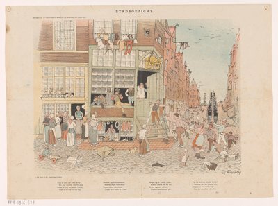 Cityscape (العنوان الأصلي على الكائن) بواسطة L. van Leer and Co.