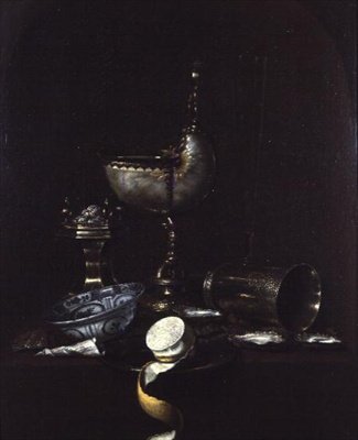 لا تزال الحياة مع كأس نوتيلوس شل بواسطة جيريت ويليمز. هيدا