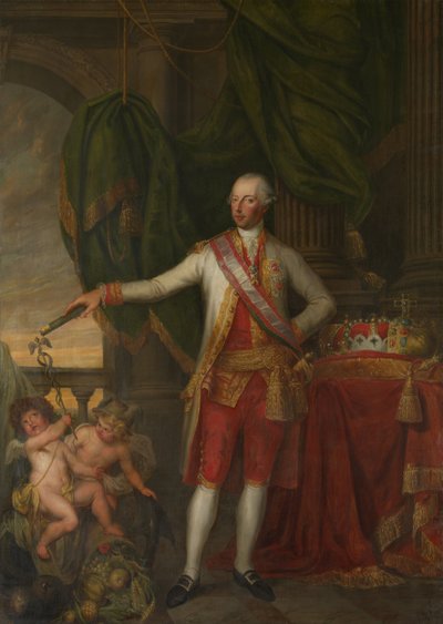 صورة للإمبراطور جوزيف الثاني 1741-1790 ، النصف الثاني من القرن الثامن عشر. بواسطة جيرترود كورنيلي ماري دي بيليشي