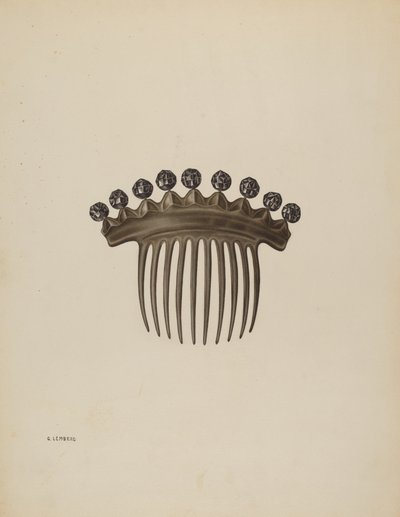 مشط ، ج. 1939. بواسطة جيرترود ليمبيرج