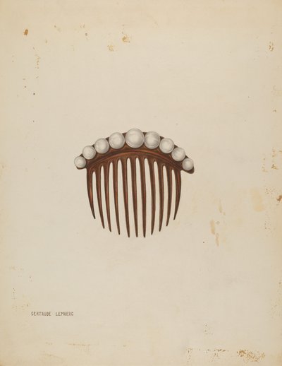 مشط ، ج. 1939. بواسطة جيرترود ليمبيرج