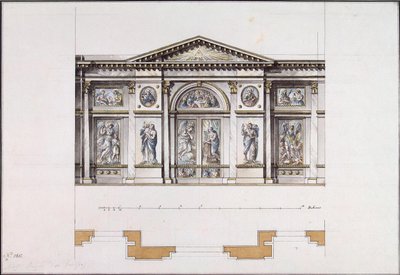 الحاجز الأيقوني في دير القيامة المتلألئ في سانت بطرسبرغ ، 1780 بواسطة جياكومو أنطونيو دومينيكو كورينغي