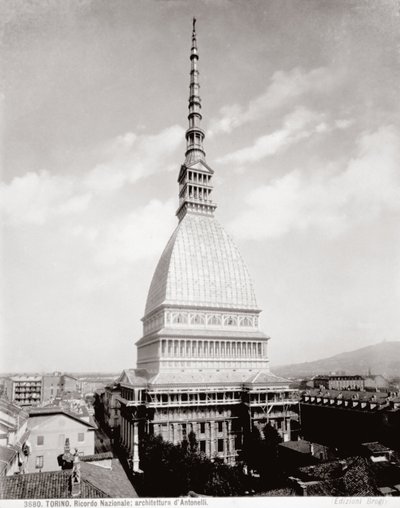 منظر للخلط الأنطوني في تورين ، c.1890 بواسطة جياكومو بروجي