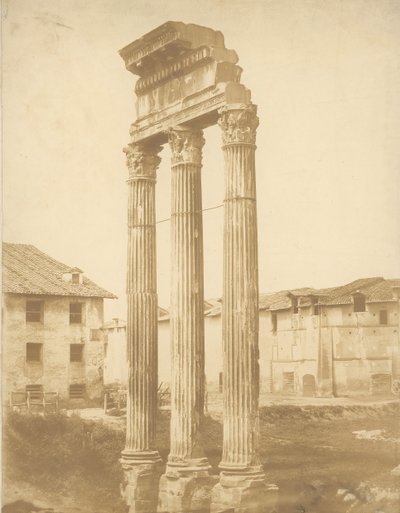 [الآثار الرومانية] ، 1860. بواسطة جياكومو كانيفا.