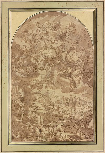 الطاعون العظيم لنابولي عام 1656 بواسطة جياكومو فاريلي