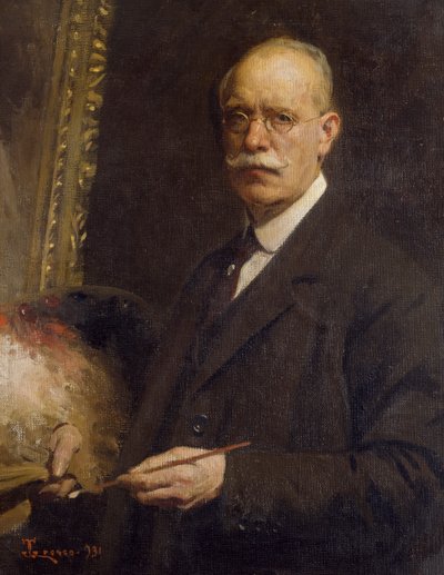 بورتريه ذاتي ، لجياكومو جروسو (1860-1938) ، زيت على قماش ، 84x66 سم بواسطة جياكومو جروسو
