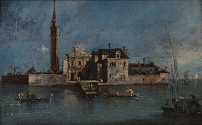 جزيرة سانت إلينا حوالي 1791 (زيت على قماش) بواسطة جياكومو جواردي