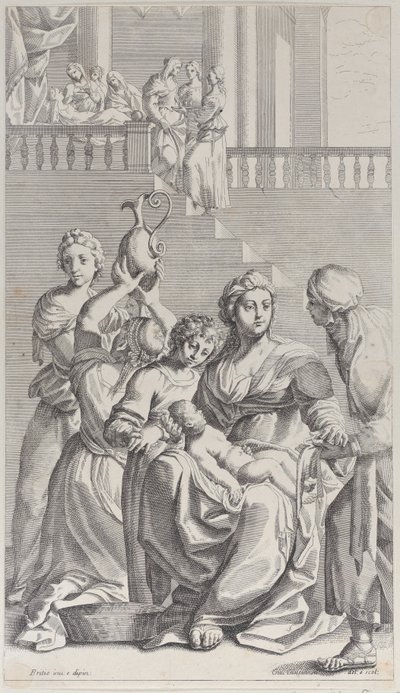 ولادة القديس بنديكتوس ، 1687-1717. بواسطة جياكومو ماريا جيوفانيني