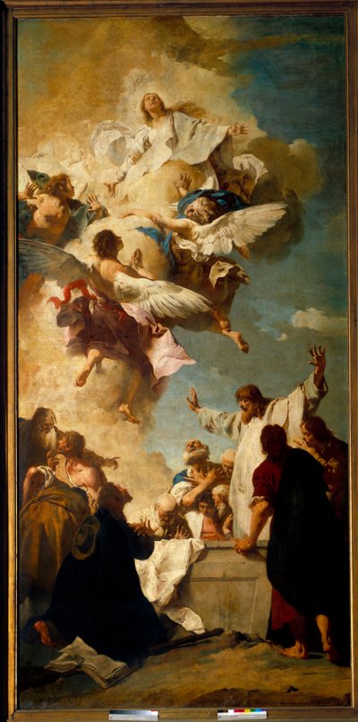 افتراض العذراء. لوحة بيازيتا جيامباتيستا (1682-1754) بواسطة Giambattista Piazzetta