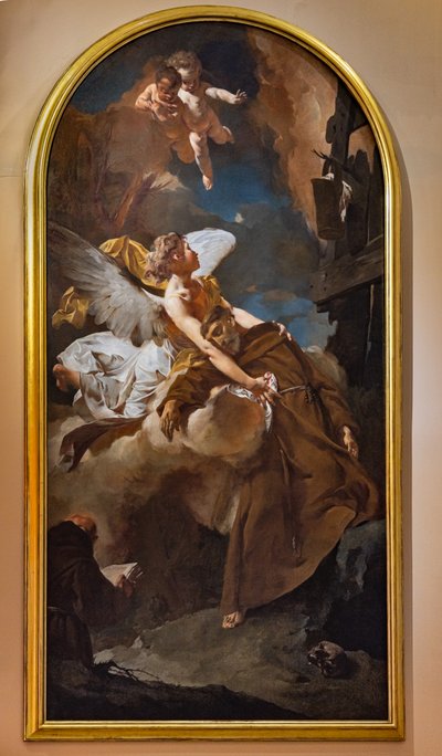 نشوة القديس فرنسيس بواسطة Giambattista Piazzetta
