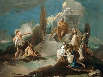 أبولو ومارسياس ، بواسطة Giambattista Tiepolo