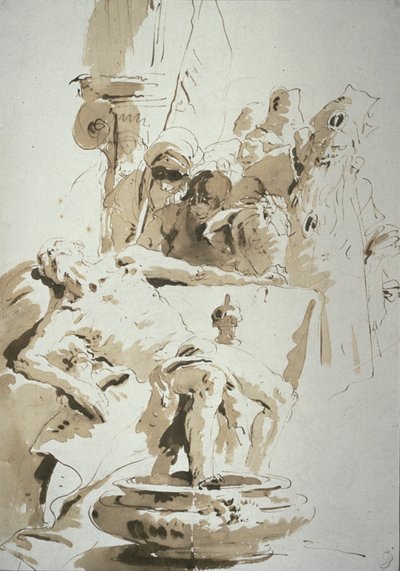 خيال على وفاة سينيكا بواسطة Giambattista Tiepolo