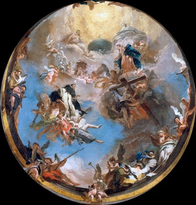 مجد القديس دومينيك 1738. بواسطة Giambattista Tiepolo