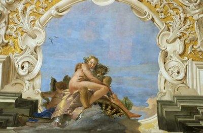 الوقت يختطف بيوتي بلوتو يختطف بيرسيفوني ، حوالي 1746. بواسطة Giambattista Tiepolo