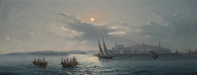 منظر للميناء الكبير ، فاليتا ، 1885 بواسطة جيانسينتو جياني