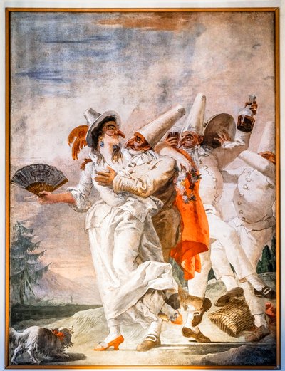 لكمة العشاق بواسطة Giandomenico (1727 1804) Tiepolo