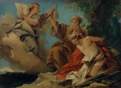 ذبيحة إسحاق ، ج .1750 بواسطة جيوفاني دومينيكو تيبولو