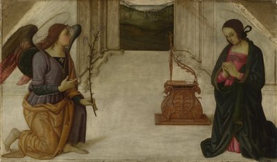 البشارة ، أواخر القرن الخامس عشر. بواسطة Giannicola di Paolo