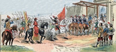 حصار لاروشيل - تاريخ فرنسا: دخول الملك لويس الثالث عشر (1601-1643) والكاردينال دي ريشيليو (أرمان جان دو بليسيس) بواسطة جيلبرت جيلبرت