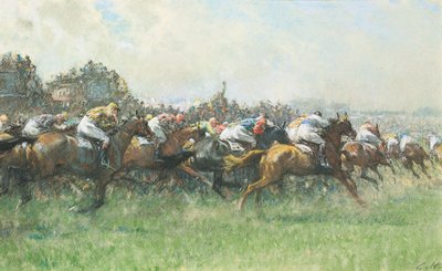 ركن Tattenham ، Epsom Derby ، بواسطة عطلة جيلبرت