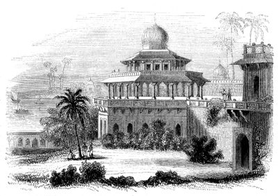Chalees Satoon ، أو جناح الأربعين عمودًا ، 1847 بواسطة جايلز