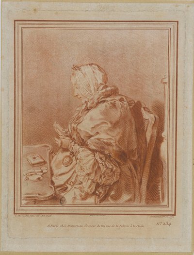 صورة مدام جيفرين 1699-1777 ، 1770. بواسطة جيل ديمارتو